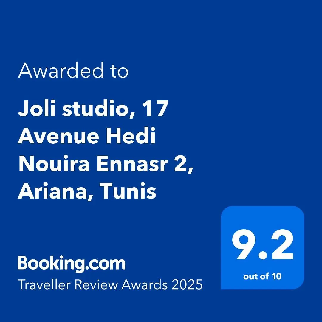 Joli Studio, 17 Avenue Hedi Nouira Ennasr 2, Ariana, Tunis Lejlighed Ariana